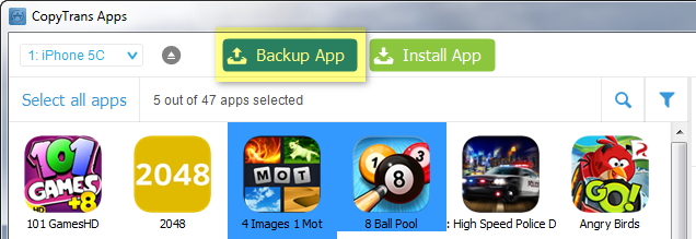  It is not always evident how to save iOS applications to a computer How to backup iPhone apps to PC