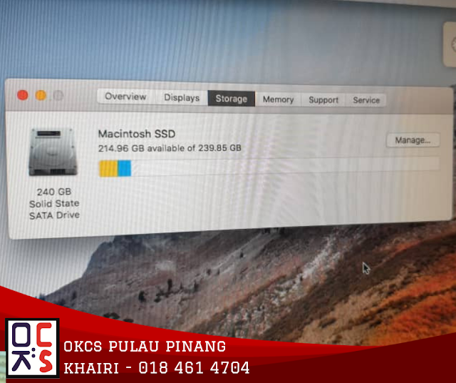 SOLVED : KEDAI REPAIR LAPTOP BAYAN BARU | PASANG SSD 240GB MACBOOK PRO 13 A1278 TAHUN 2010