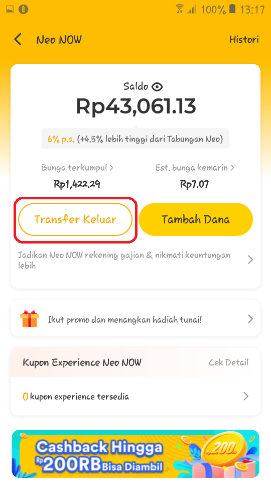 Cara Top Up DANA Pakai Aplikasi NEO