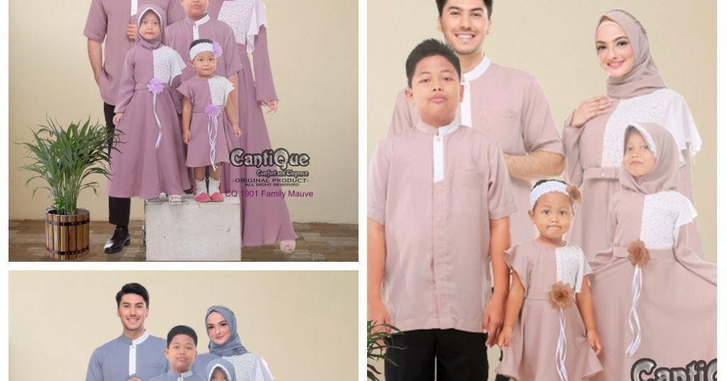  Gamis Keluarga Cantique Baju Muslim Terbaru 2019 