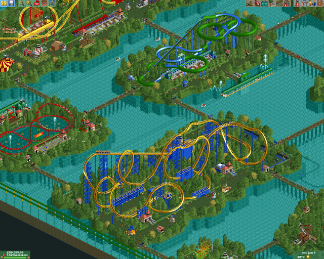 Games que marcaram - Roller Coaster Tycoon