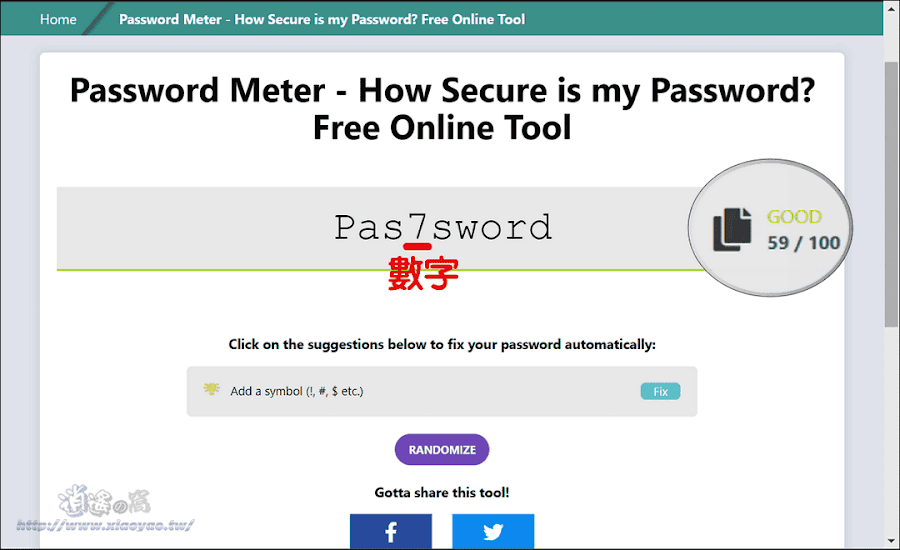 Password Meter 檢查當前密碼強度