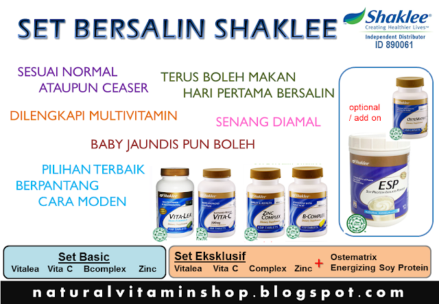 Set Bersalin Shaklee Terbaik 