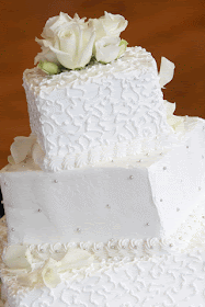 square wedding cakes