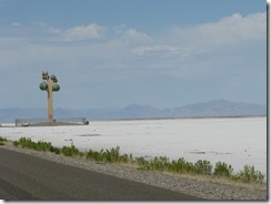 1941 Karl Momen's Tree of Utah abstract sculpture west of Knolls UT