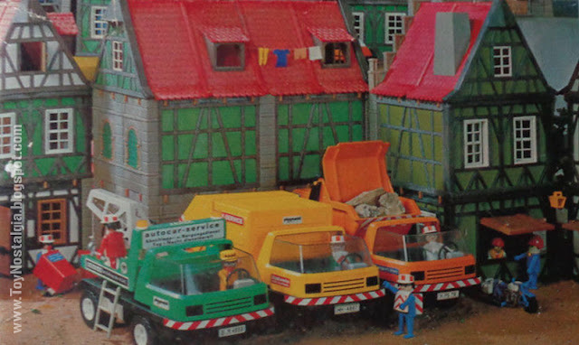 Escena de diorama camiones Playmobil 3473 (Playmobil escenas y dioramas)