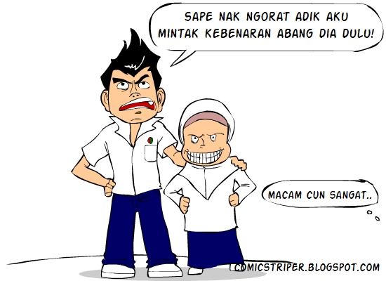 Sebuah blog komik amatur: Apa Kena Dengan Budak Sekolah ...