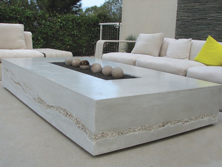 Concrete Fire Pit Table