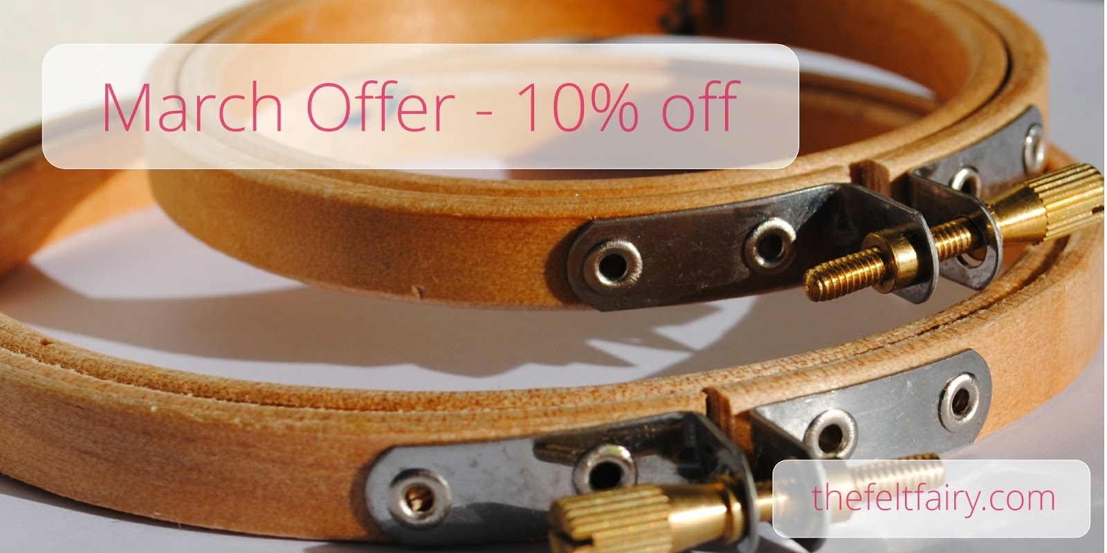 Special Offer - Wooden Embroidery Hoops