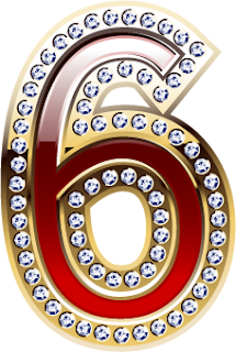 Abecedario Rojo con Orilla Dorada y Brillantes. Red Alphabet with Gold and Diamonds. 
