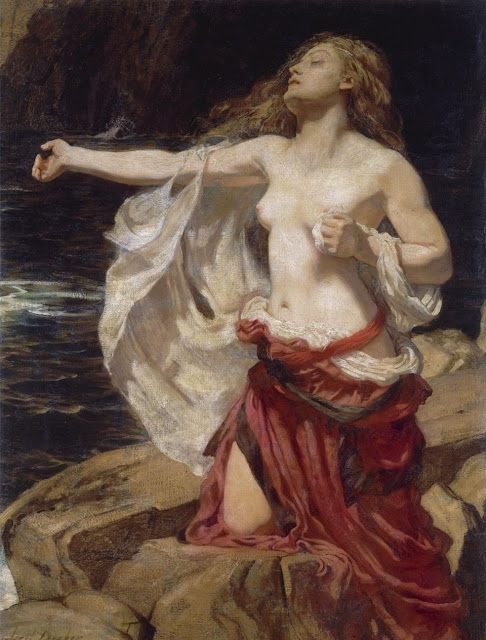 Ariadne,Herbert James Draper,greek painting