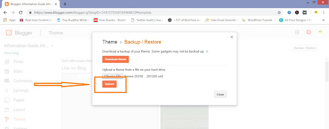 How To Change Your Template In Blogspot 