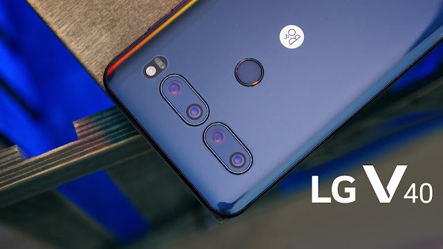 هاتف LG V40 الجديد  قاهر الفئة الفخمة بخمس كاميرات و سعر خيالي جداَ