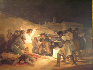 Los fusilamientos del 3 de Mayo de Goya. Museo del Prado, Madrid.