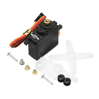 JX Servo Digital Servo motor Steering Torque 3.5 kg Metal Gear Core Waterproof RC Boat Car Plug type FUT JR hown - store ✌