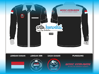 Desain Kemeja PDL Lengan Panjang