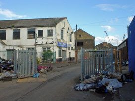 the gate in Marshgate Lane