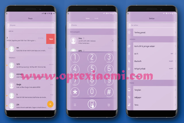 Download Tema S8 Purple theme Mtz