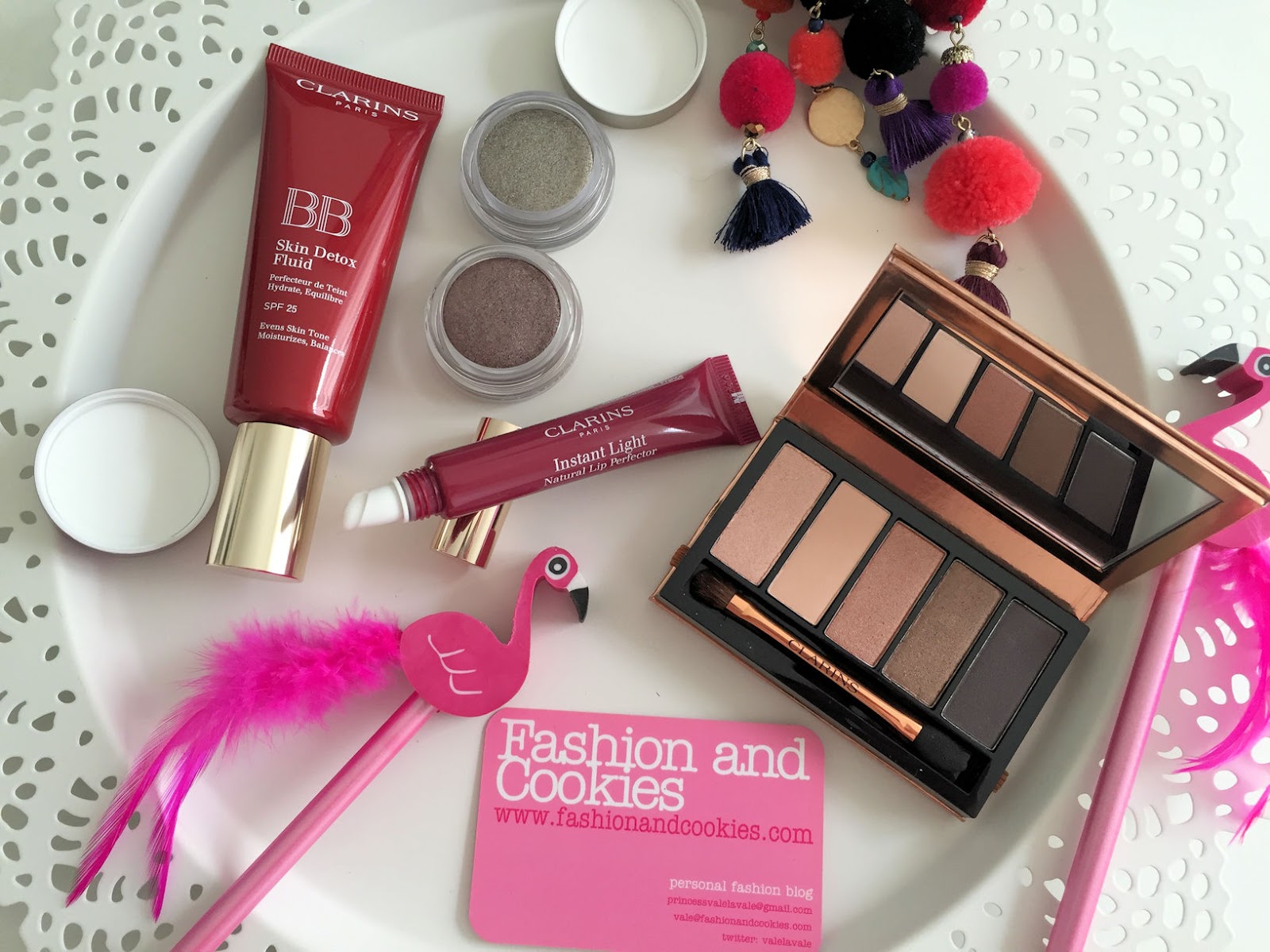 Clarins makeup Instant Glow Spring 2016 collection review on Fashion and Cookies beauty blog, beauty blogger