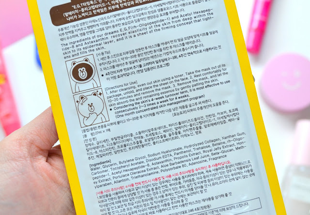 Mediheal Line Friends Edition Sheet Mask Review