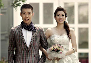 Lee Chong Wei with Wife Pics