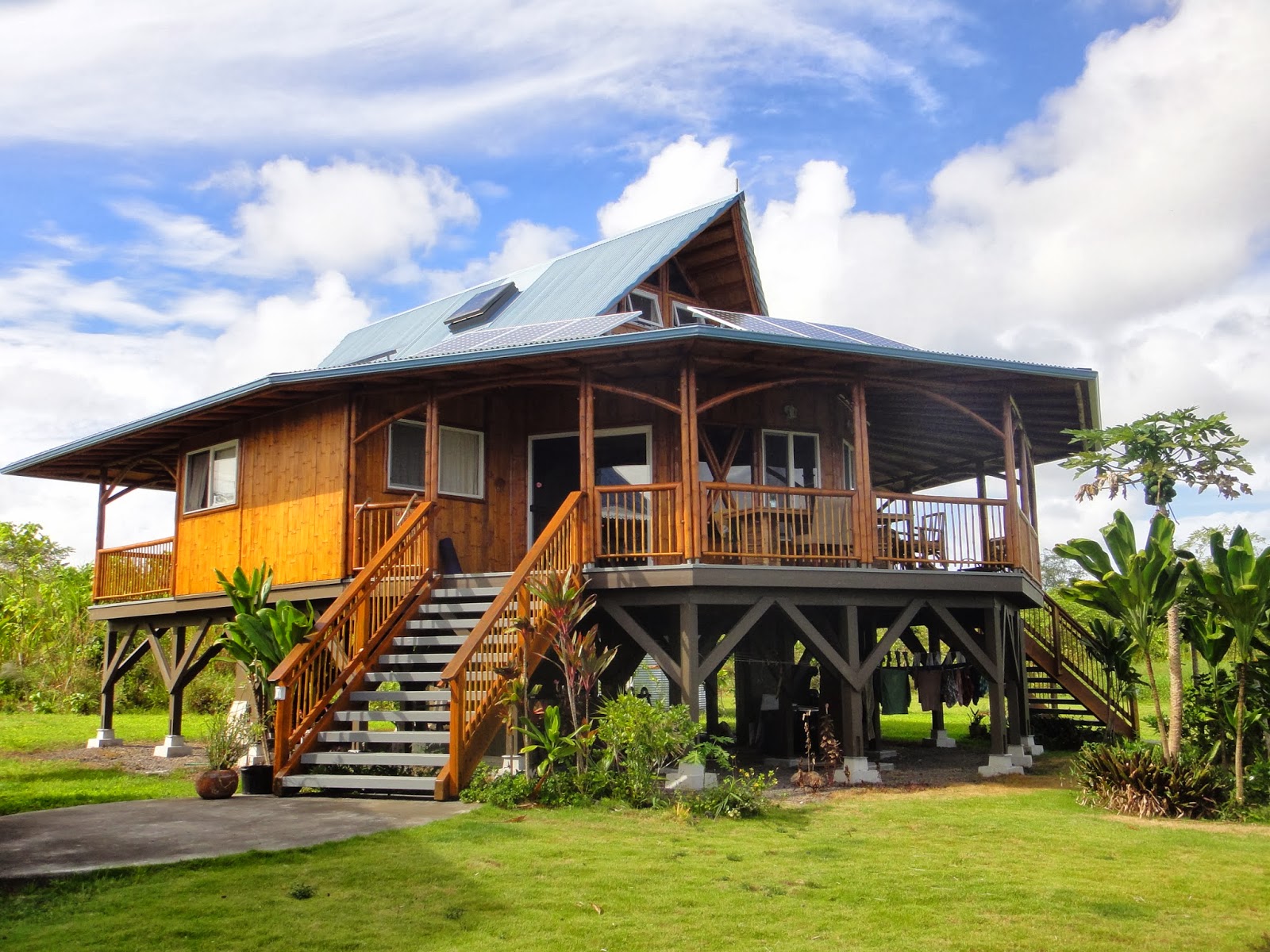 1 Bamboo House Design Wallpaper Bamboo House