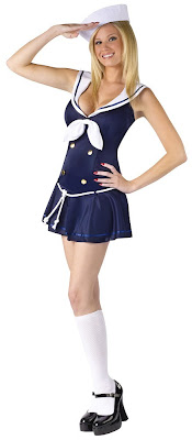 Womens Sultry Sailor Girl Costume