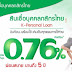 สินเชื่อบุคคล กสิกรไทย ดอกเบี้ยต่ำสุด 0.76 ต่อเดือน