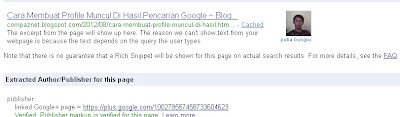 Cara Menghubungkan Blog Dengan Google+ (plus)