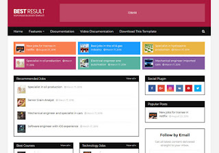 Best Result Blogger Theme Download Free!