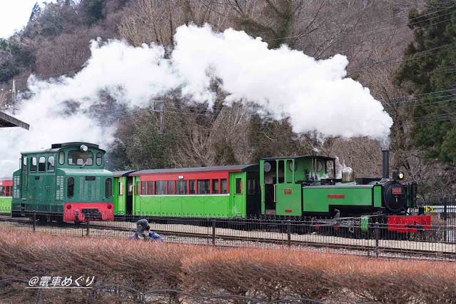 碓氷峠鉄道文化むらのSLグリーンブリーズ号