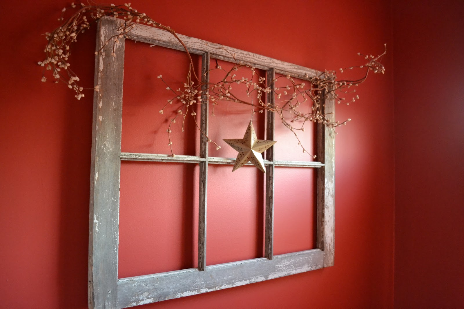 Old Window Wall Decor
