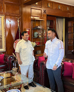 Raffi Ahmad Bertemu Dengan Menteri Pertahanan Prabowo Subianto