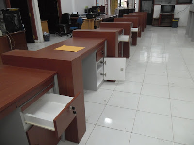 Meja Front Desk Ruang  Customer Service + Furniture Semarang