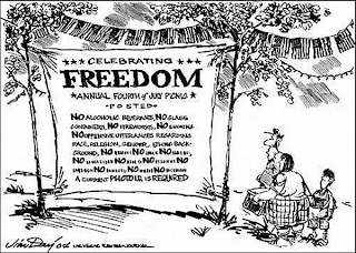 image: cartoon by Jim Day about the 4th of July