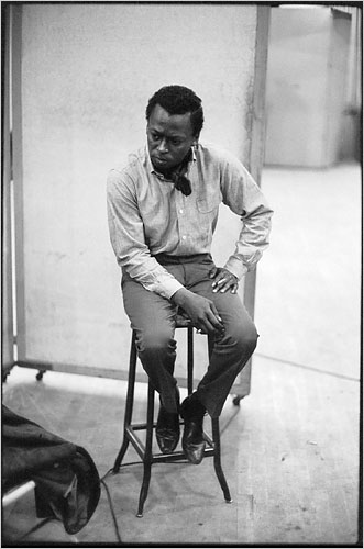 Miles Davis in the recording studio