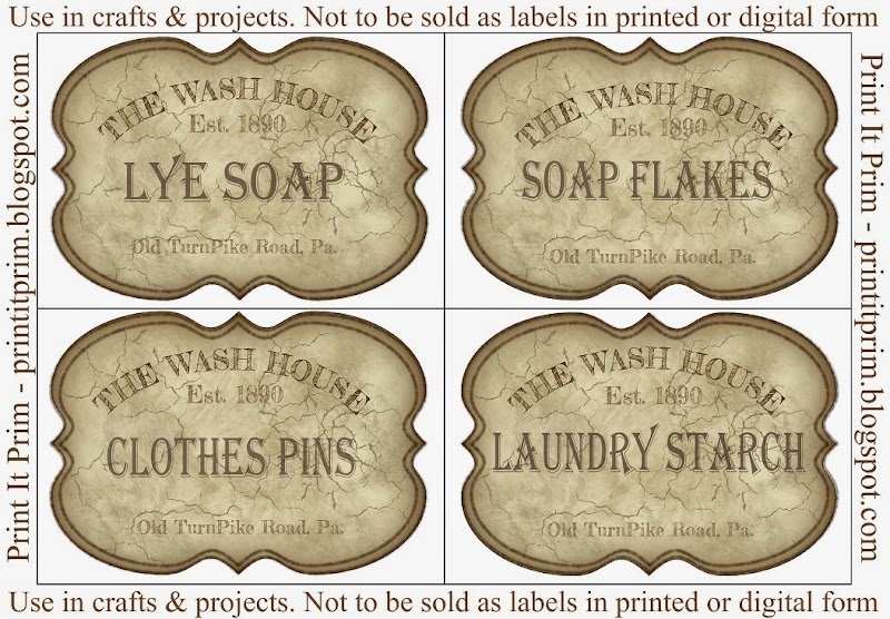 17+ Laundry Labels, Untuk Mempercantik Ruangan