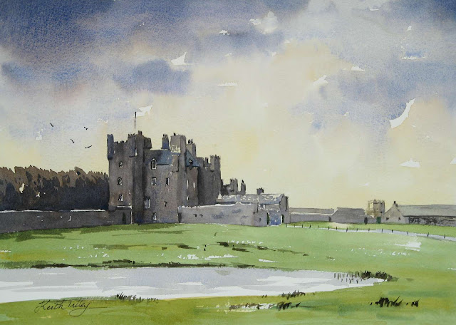 The Castle of Mey, in Caithness, on the North Coast 500 tourist route. Fine art print for sale