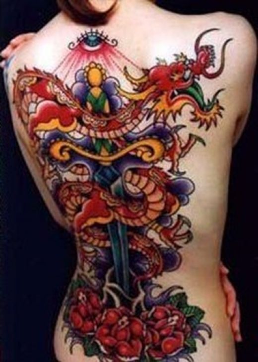 Next of my tattoos pics is this female full back tattoo so do any of you