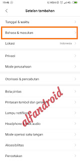 nonaktifkan koreksi otomatis android