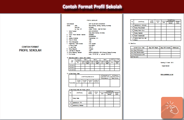 Contoh penamaan domain website sekolah bagi yayasan yang memiliki lebih dari satu sekolah ( tk, sd, smp , mts, sma, smk ) dan menginginkan. Contoh Format Profil Sekolah Info Sostek