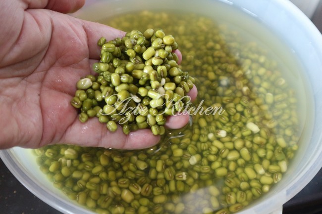 Bubur Kacang Hijau Dengan Durian - Azie Kitchen