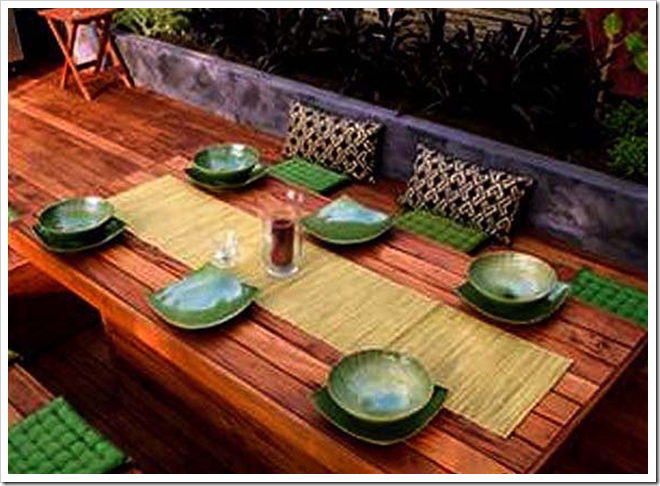 desain ruang makan lesehan