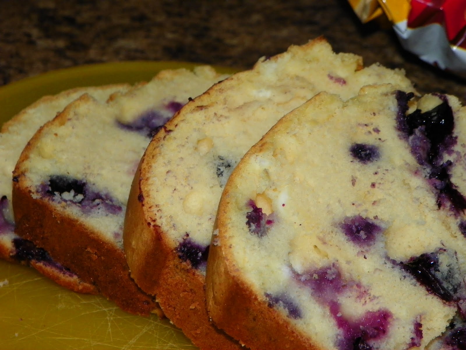 blueberry cream cheese pound cake 1 pkg pound cake mix
