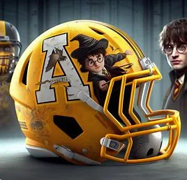Appalachian State Mountaineers Harry Potter Concept Football Helmet