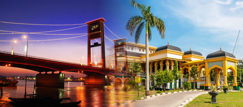 Perbandingan antara Kota  Medan  dengan Kota  Palembang 