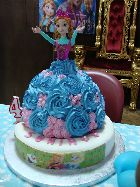 Anna and Elsa Disney Frozen torta di compleanno bimba