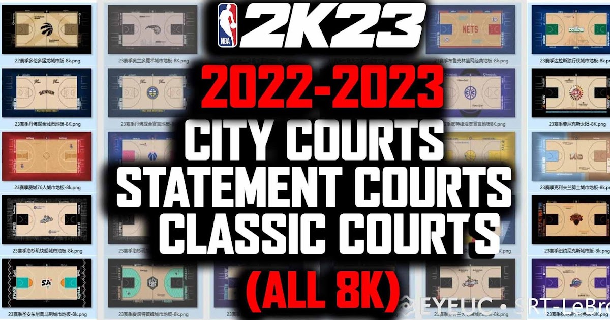 NBA 2K22 Golden State Warriors 2023 Classic Edition Court by Kyu2K