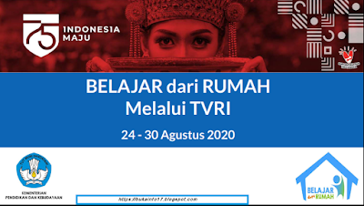 Jadwal Belajar Dari Rumah Kemendikbud di TVRI Minggu Kedua Puluh