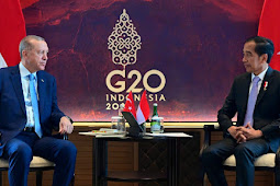 Jokowi Lakukan Pertemuan dengan Recep Tayyib Erdogan di Bali